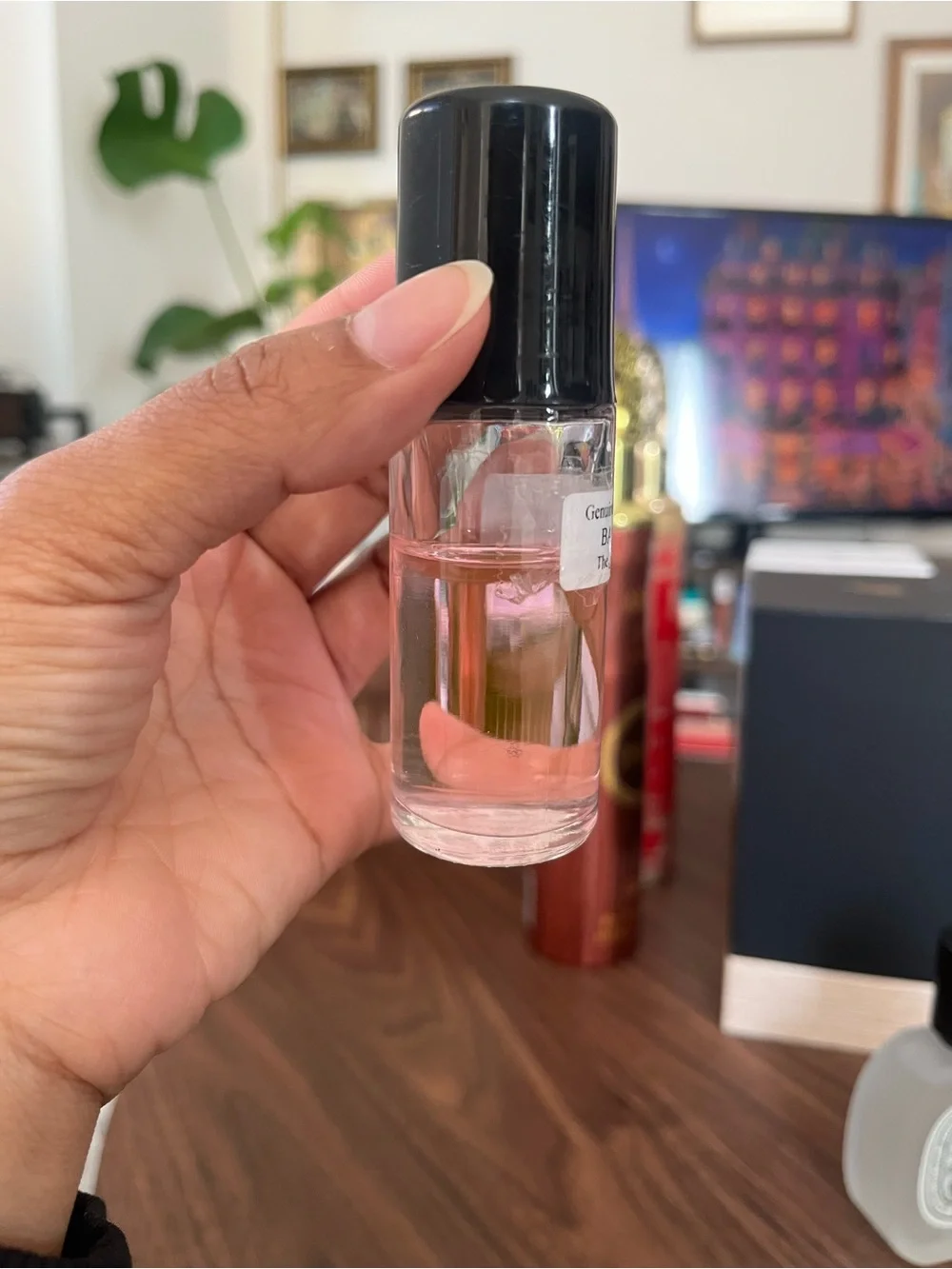 baccarat rouge inspired roll on body oil